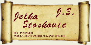 Jelka Stošković vizit kartica